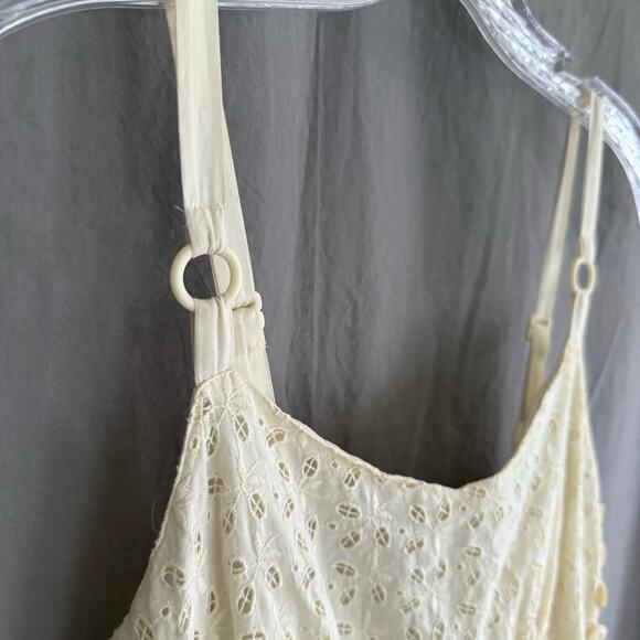 Luella for Target Dress Cream Eyelet Y2K Collectible 100% Cotton Women's Size XS - Picture 4 of 13